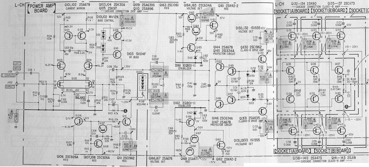 Yamaha Power Amplifier Schematic Diagram